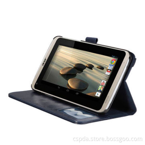 PU Leather Stand Case for Acer B1-720 with Card Slots and Elastic Band